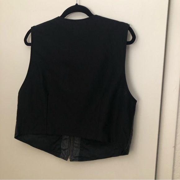 Jennifer Moore Leather Vest - Picture 2 of 3